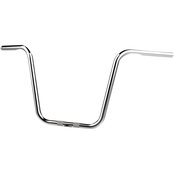 (image for) 14" Bobber Ape Hangers (Dimpled/Drilled) - Chrome