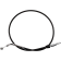 (image for) Black/Chrome Upper Clutch Cable - 39"