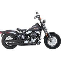 (image for) 3" Twin Slash Slip-On Muffler Black