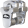 (image for) 2" Pivoting Risers - Natural Aluminum