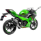 (image for) Factory S Carbon fiber Exhaust for KAWASAKI Ninja 400 16-23, Z400 22-23