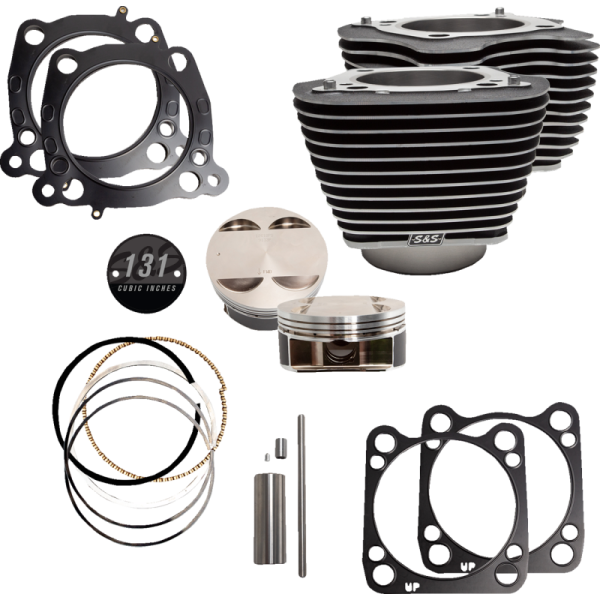 S&S Cycle 131" Stroker Cylinder and Piston Kits