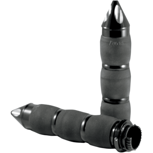 (image for) AVON GRIPS Air Cushioned Grips - Spike - Black Anodized