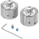 (image for) Front Axle Nut Cover - Mirror polished w/ Masonic emblem