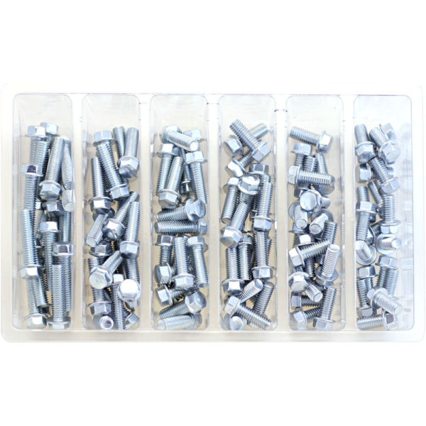 (image for) M6 Hex Flange Bolt Assortment 1