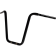 (image for) Gloss Black 1 1/4" Twin Round Handlebars, 16" End Rise