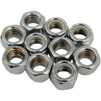 (image for) Chrome Nylon Insert Nut 7/16"-14