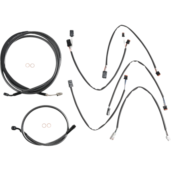 (image for) MAGNUM KarbonFibr Handlebar Installation Kit (12"-14" Apes)