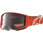 (image for) Alpinestars Supertech Goggles - Vesta Orange/Silver (Mirror Silver Lens)