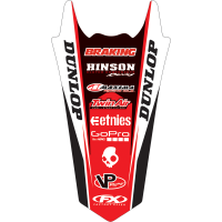 (image for) Factory Effex Rear Fender Kit - Honda CRF450R 25