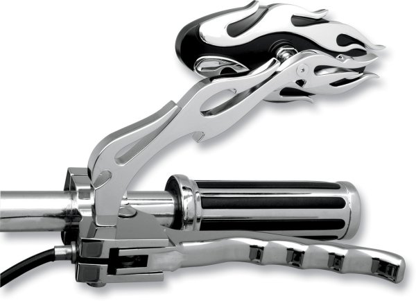 Drag Specialties Flame Oval Mirrors