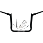 (image for) Fat Baggers Pointed Top EZ Install Handlebar 14" Gloss Black
