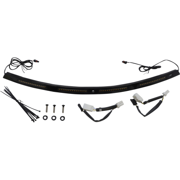 (image for) Custom Dynamics Windshield Trim LED Turn Signal Gloss Black