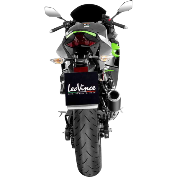 (image for) LeoVince LV Corsa Slip-On Muffler - Black Stainless Steel