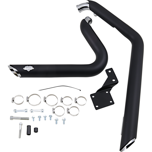 (image for) Vance & Hines Shortshots Staggered Exhaust System Matte Black