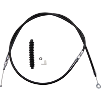 (image for) Drag Specialties Black Vinyl High Efficiency Clutch Cable - 0652-1438