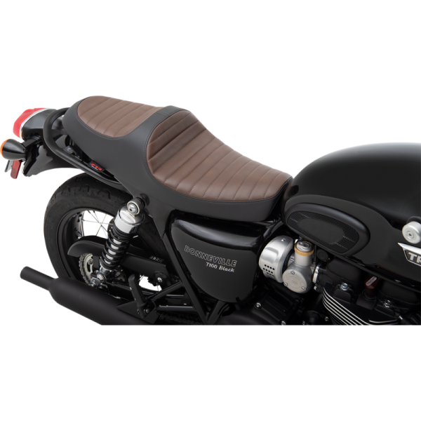 (image for) Predator III Seat - Classic stitch, brown face w/ black sides