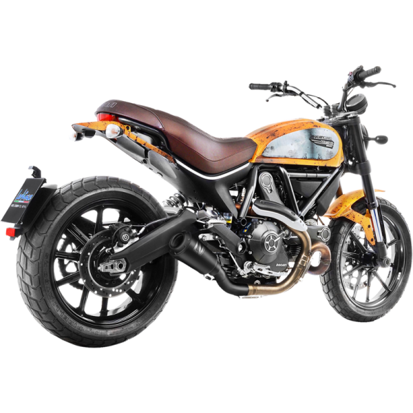 (image for) LeoVince LV-10 Black Stainless Steel Slip-On Exhaust