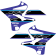 (image for) Factory Effex OEM Shroud and Tank/Shroud Graphics, Style 21 for YZ125/250 15-21