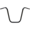 (image for) 12" Ape Hanger Handlebar - Gloss Black