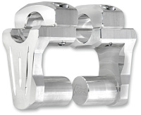 (image for) 2" Pivoting Riser for 1" Handlebars - Natural Aluminum