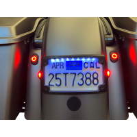 (image for) Curved Elypse 3-1 LED License Plate Kit - Black