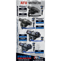 (image for) KFI ATV Assault Winch 3,500 lb. with Steel Cable