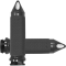 (image for) Memory Foam Grips Medium Spiked Black Anodized
