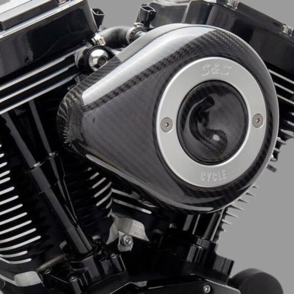 (image for) S&S CYCLE Stealth Kit with Teardrop (Carbon Fiber) for Touring/Softail