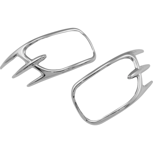 Show Chrome Mirror-Back Accent Grilles for Honda GL1800 Gold Wing 01-17