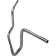 (image for) EZ Install 1 1/4" Round Top Handlebar Chrome 14" Rise