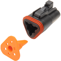 (image for) Black 3-Socket Plug