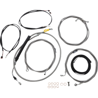 (image for) Stainless Plug-and-Play Cable Kit (12-14in Bars)