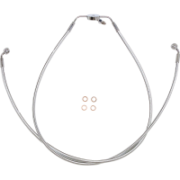 (image for) Sterling Chromite Lower Front Brake Line for 16-20 XL1200CX