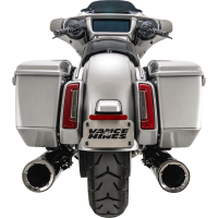 (image for) Vance & Hines 4 1/2" Hi-Output Slip-On Mufflers - Dark Chrome