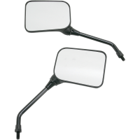 (image for) Universal Matte Black Mirror w/ 8 mm mounting (pair)