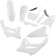 (image for) Acerbis Replacement Plastic Full Kit - White/black