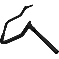 (image for) Pointed Top Handlebar Gloss Black 11 Inch