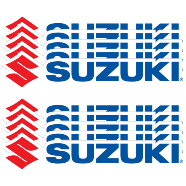 (image for) D'COR VISUALS 6" Suzuki brand decal (10 pk.)