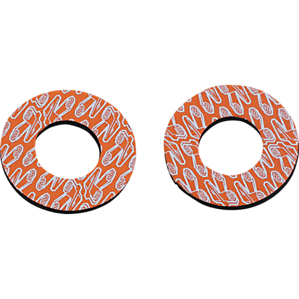 (image for) Renthal Grip Donutz - White on orange