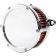 (image for) Feuling BA Air Cleaner Kit - Solid Outer Covers - Chrome finish w/ red filter