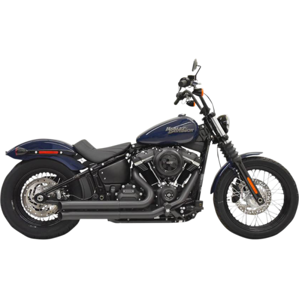(image for) BASSANI XHAUST Pro-Street Turn-out Black