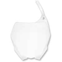 (image for) Front Number Plate - White