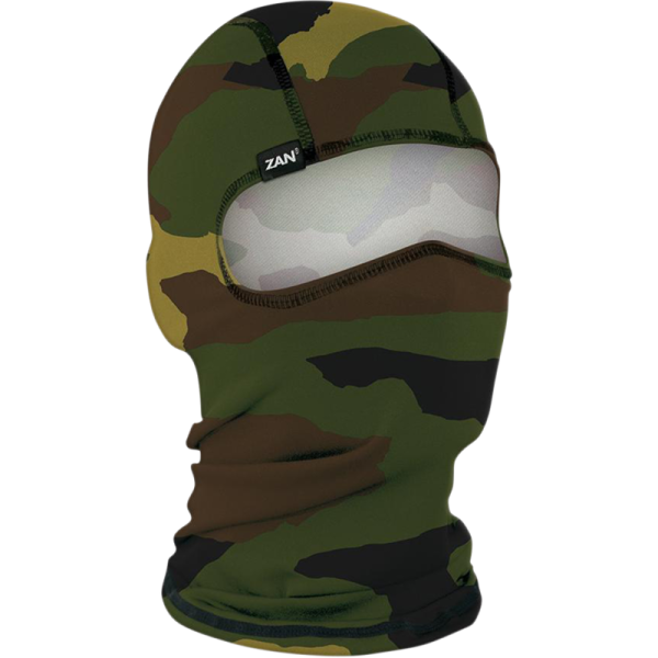 (image for) Zan Headgear Polyester Balaclava - Wood Camo