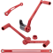 (image for) Speedliner Foot Control Kit, heel/toe, red anodized