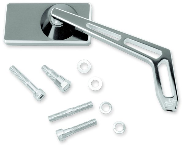PRO-ONE PERF.MFG. Pro-Performance Billet Aluminum Mirrors with Clear Glass