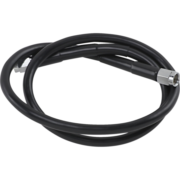 (image for) Drag Specialties Black Vinyl-Coated Stainless Steel Brake Line 30"