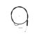 (image for) Black Vinyl Throttle Cable, 40.4"