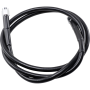 (image for) Black Vinyl-Coated Stainless Steel Brake Line 44"