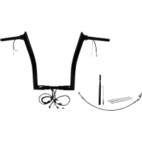 (image for) EZ Install Handlebar Kit Gloss Black 16" Rise